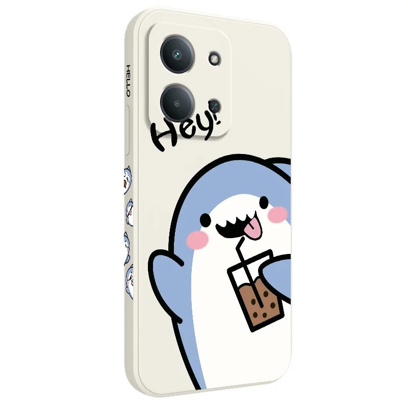 Adorable Shark Silicone Soft Phone Case