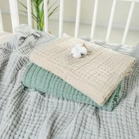6 Layer Cotton Gauze Baby Blanket Newborn Muslin Baby Bath Towel Soft Swaddle Wrap Stroller Blanket Lange Bedding Items 1