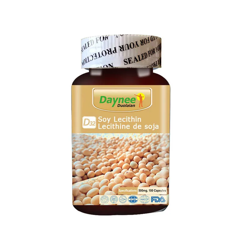 1 Bottle Soybean Lecithin Soft Capsule To Prevent Hyperlipemia Improve Memory Improve Blood Lipid Clearance Health Food images - 6