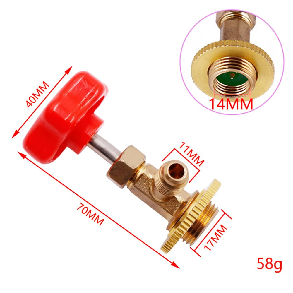 

Refrigerant Opening Valve Air Conditioning Refrigerant Snow Refrigerant Bottle Opener R134A Versatile Can Dispensing Valve