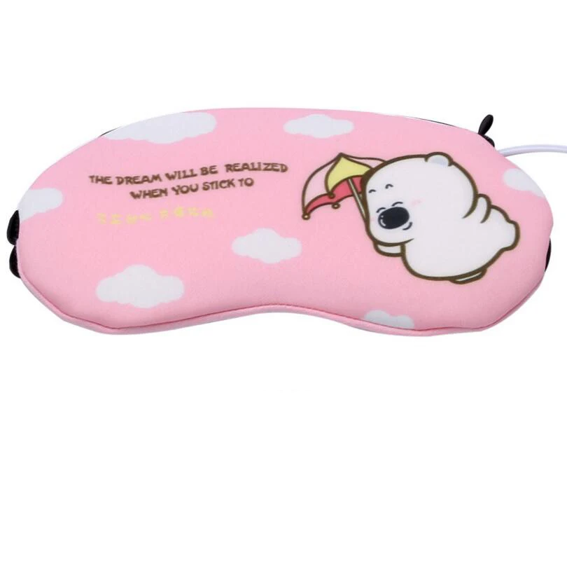 HANRIVER USB heating electric hot pack steam eye mask heating comfortable sleep alleviating eye fatigue downplaying dark circles