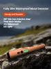 AiQUE 30m Waterproof Upgrade Metal Detector Pointer Accurate Positioning IP68 Hand Held Induction Diving Treasure Display