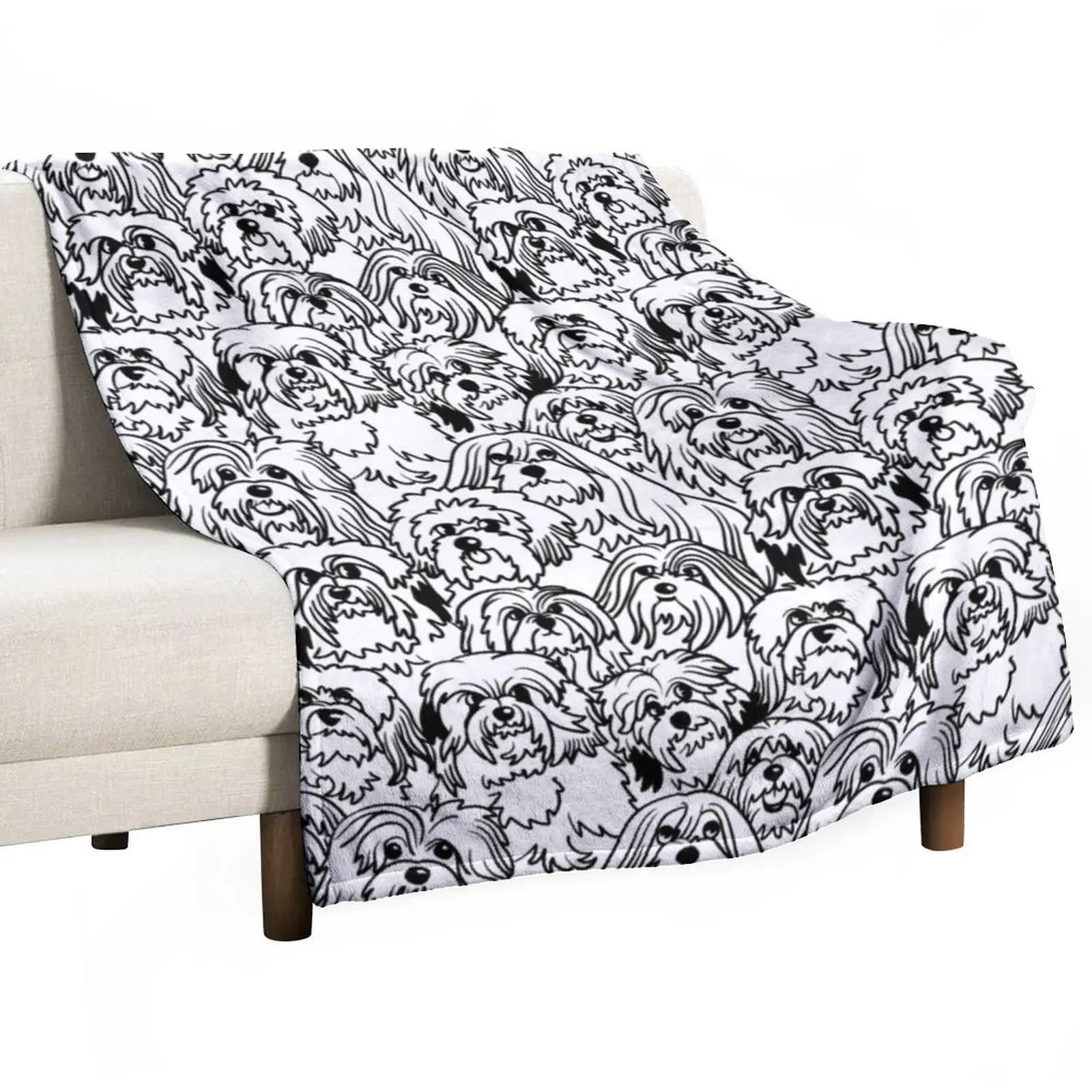 

Oh Havanese Throw Blanket Luxury Designer Blanket cosplay anime Luxury Blanket Picnic Blanket