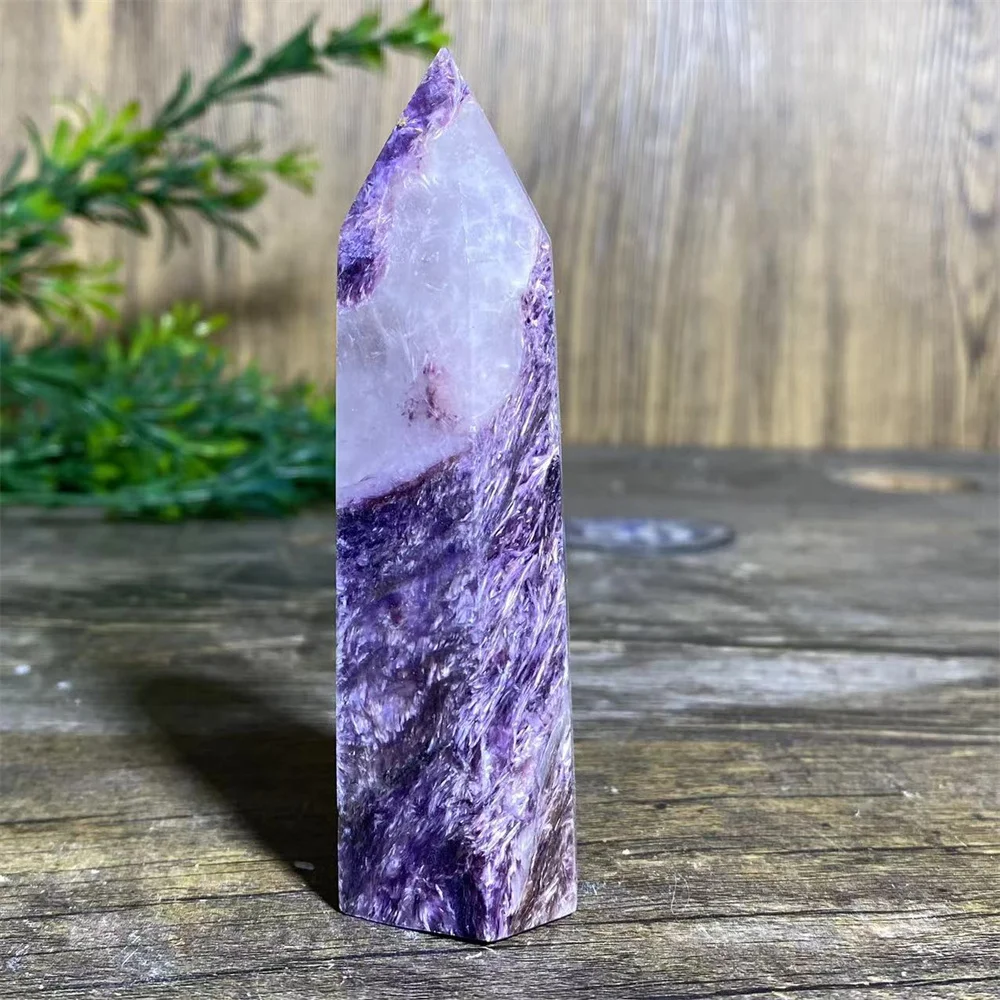 Charoite Crystal Tower 6