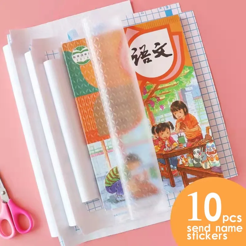 10-Lembar-Buku-Notebook-Sampul-Pelindung-Transparan-Casing-Buku-Teks ...
