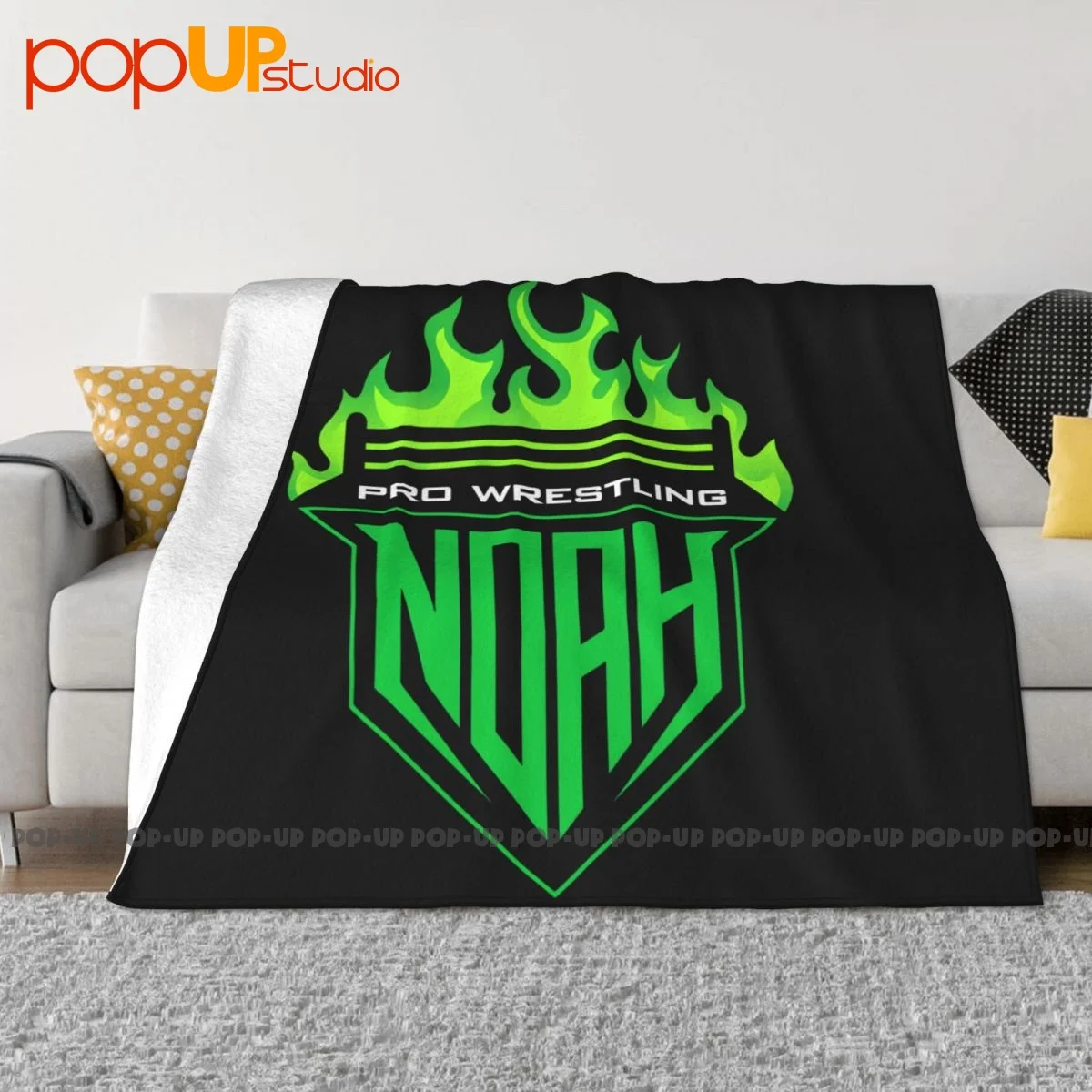 Pro Wrestling Noah Noah Fire Coperta Trapunta Raschel Decotation Domestico Di Alta Qualità Per La Pelle