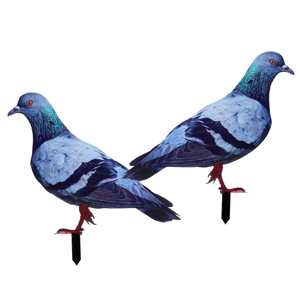

Lawn Dove Insert Simulated Pigeon Ground Plug Outdoor Decor Yards Decorative