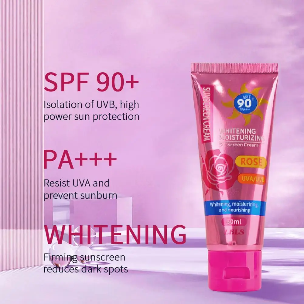 SPF90+ Sunscreen Cream Protector Facial Sun Block Gel Isolation Lotion Cream Bleaching Creams Facial Moisturizer Summer Care