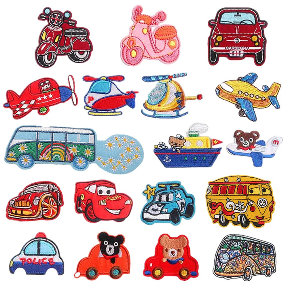 

Милая мультяшная эмблема автомобиля мотоцикла велосипеда аксессуары для одежды значок наклейка Вышитая эмблема железная нашивка