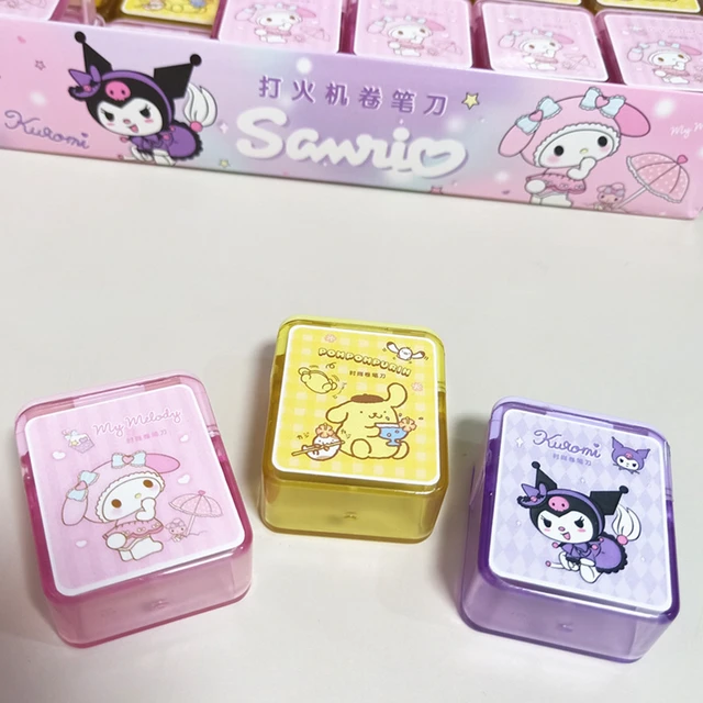 Sanrio Stationery Set Hello Kitty Cinnamoroll Kuromi Elementary School  Student Learning Eraser Pencil Sharpener Ruler Gift Pirze - AliExpress