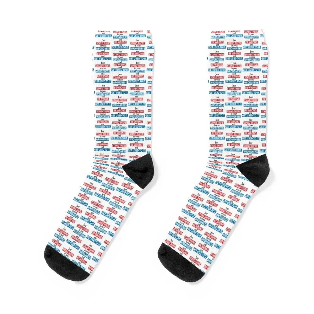 

Just stand there in your wrongness- President Bartlet, The West Wing Socks warm winter designer Boy Child Socks Women's