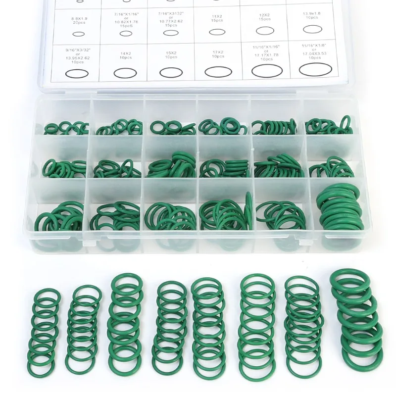 Description Picture 2 of item270Pcs Rubber O Ring Gasket Car Air Conditioning Sealing Rings Faucet Pressure Plumbing Repair Elastic Washer Set Assortment Kit