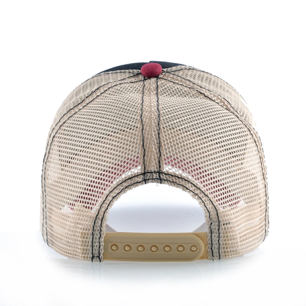 Breathable Mesh Baseball Cap Men Women Trucker Caps Snapback Hip Hop Bone Casquette Cow Patch Four Season Hats