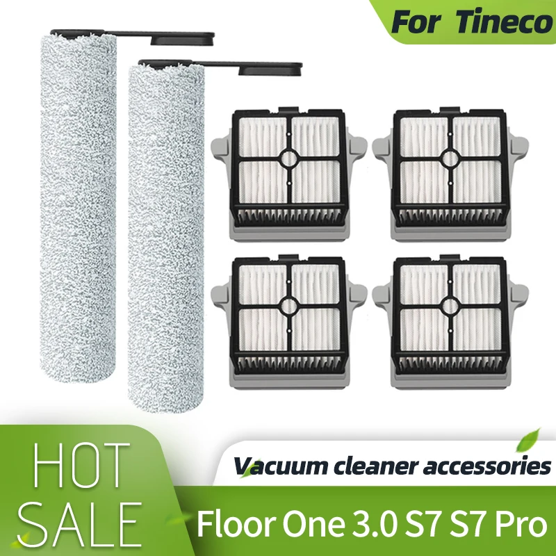 Kit d'accessoires pour aspirateur Tineco One Floor S7/S7 PRO, brosse à  rouleau, filtre HEPA, sans fil - AliExpress