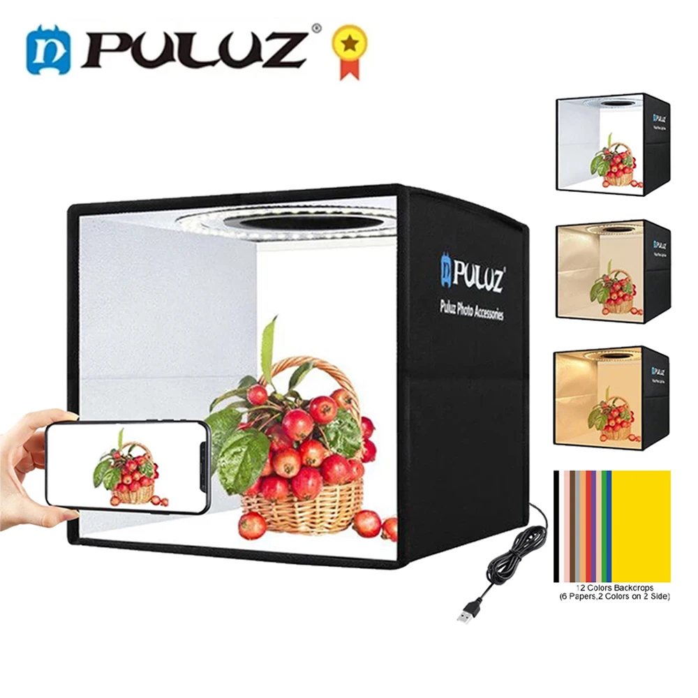 25/30CM Ring LED Photography Lightbox Photo Studio Box LED Photo Lighting Photo Studio Light Tent Ring Light