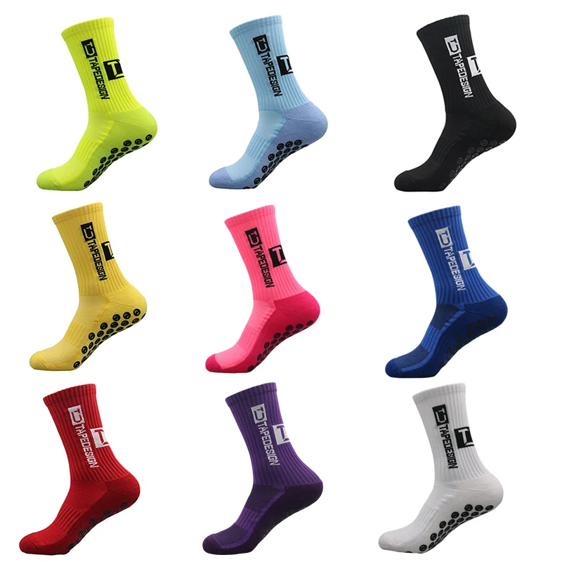 

Спортивные носки, Нескользящие футбольные носки, утолщенные Дышащие футбольные носки для мужчин и женщин, уличные носки для бега, велоспорта