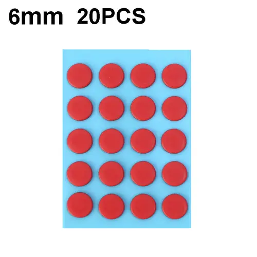 20-100Pcs 6mm/7mm Diameter Small Dots Universal Mouse Skates DIY Mice Glide Feet ICE Control Speed Version for Rubberized Mouse - Image 7