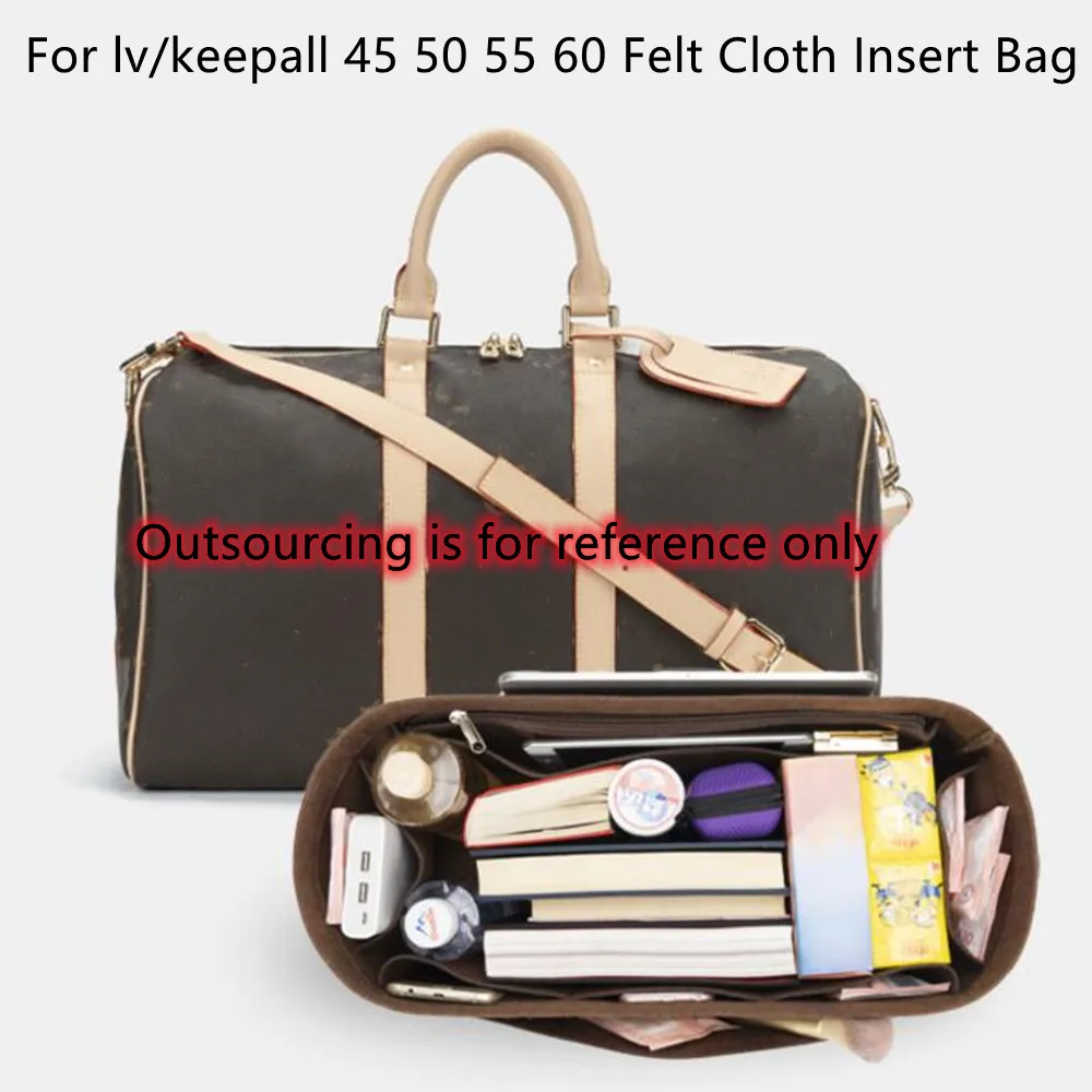Per Keepall 45 50 55 60 Organizer Per Inserti In Feltro Borsa Per Il Trucco Borsa Per Cosmetici Portatile Da Viaggio Borsa A Tracolla Di Design Organi