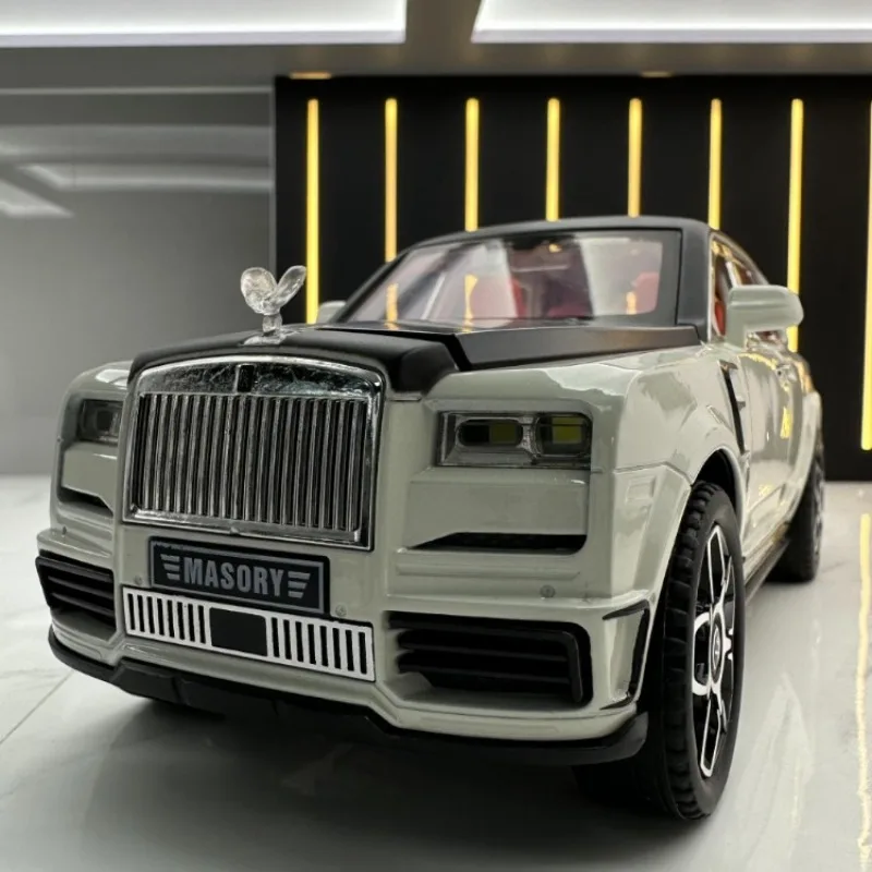 Diecast 1:24 Rolls Royce Cullinan Modello Di Auto In Lega Simulazione Etnica Fuoristrada Modello Con Luce Sonora Regalo Per Bambini E Ragazzi