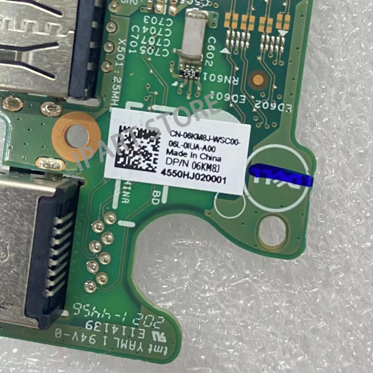 Usb Audio Card Reader para Dell Vostro 5490 5590 Placa i o com Cn06km8j 06km8j 6km8j Original - Imagem 3
