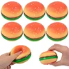NEW Burger Stress Ball 3D Squishy Hamburger Fidget Toys Silicone Decompression Silicone Squeeze Ball Fidget Sensory Toy 3