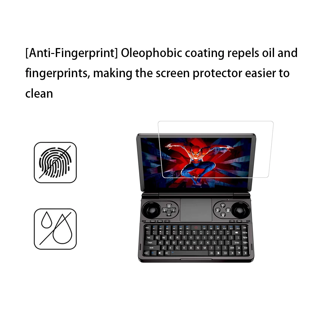 9H Hardness Tempered Glass Protective Film Screen Protector Compatible with GPD WIN Mini 2024 Handheld GamePad Tablet 5