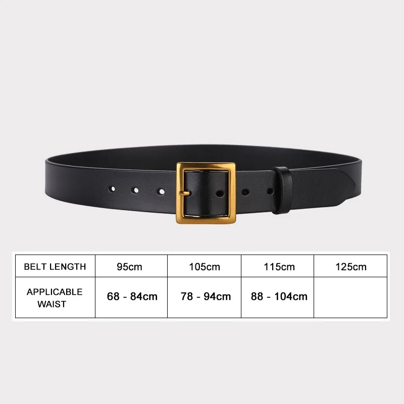 Vintage Leather Wide Belt 3