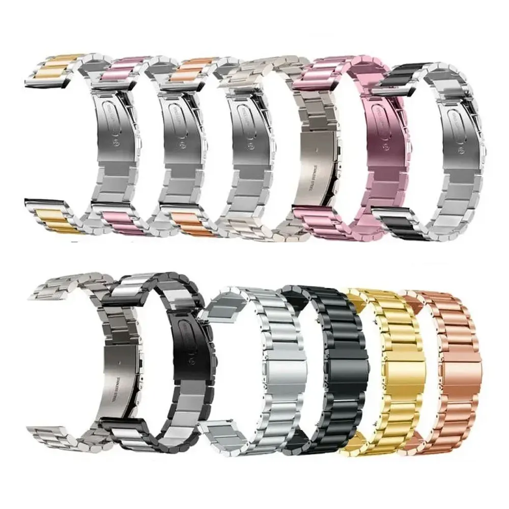 Stainless Steel Metal Watchband Bracelet, 22mm