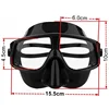Low volume diving mask Snorkeling Swimming Goggles   Anti Fog Liquid Silicone Resin Lens 6