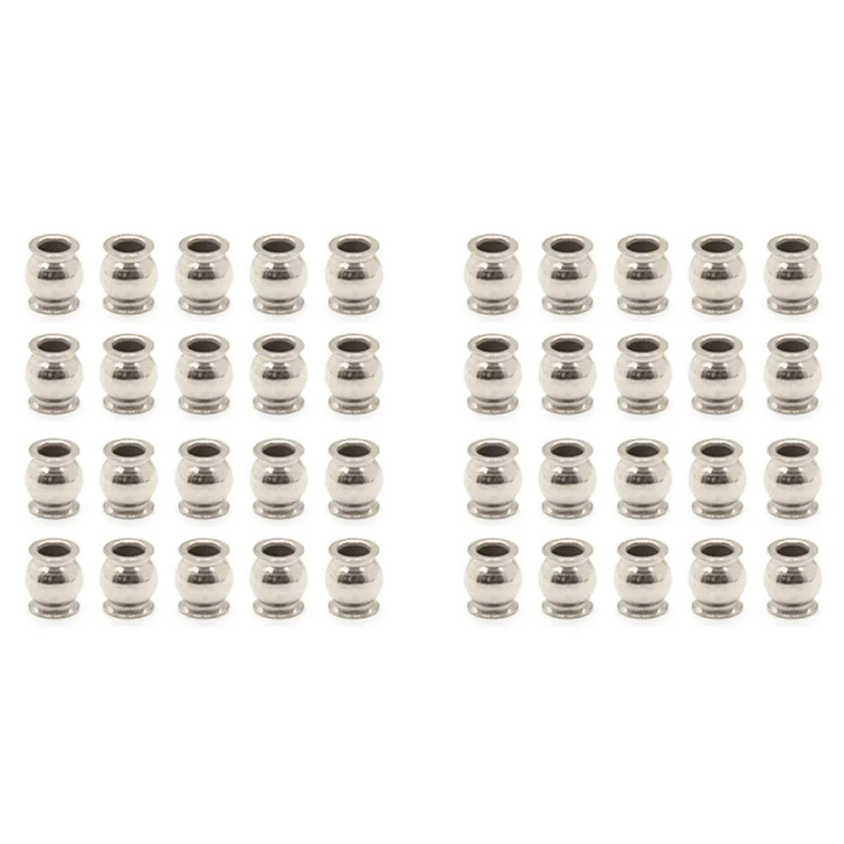 40 Pz 3Mm Giunto Sferico Estremità Stelo Per 1/10 Traxxas Trx4 Trx6 E-Revo Revo Summit T-Maxx E-Maxx Revo Rustler Slash Rc Ricambi Auto