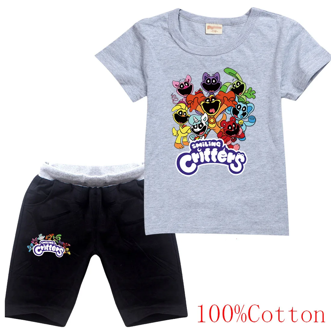 Smiling Critters Catnap Kids Boy Girl Hoodies Pants Suit Cartoon Smiling Critters Dogday Print Children's Clothing Sweatshirts