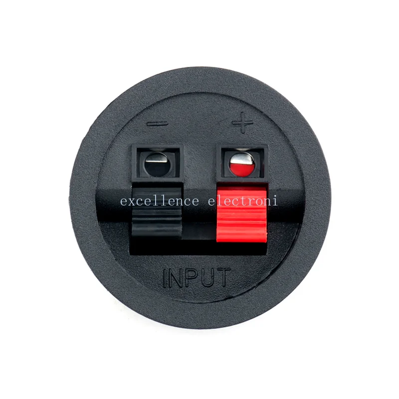 China WP4-10 Plastic 2 Positions Connector Terminal Push In Jack Spring  Load Audio Speaker Terminals Plug Socket Breadboard Clip Manufacturer and  Supplier