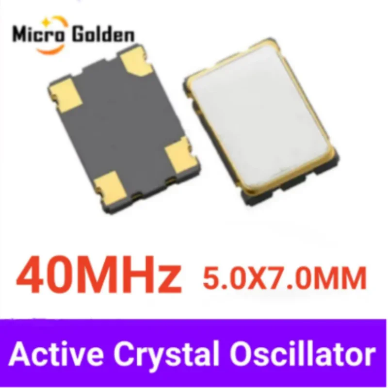 (5pcs) 40MHZ 40M 40.000MHZ 5070 7050 SMD 활성 수정 발진기 OSC 4Pin 5.0X7.0MM 클록 발진기