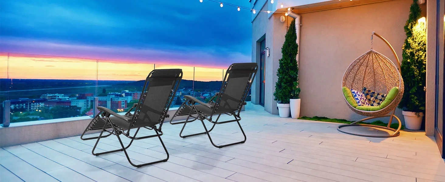 relaxing chairs black