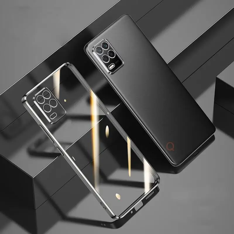 Luxury Plating Clear Silicone Bumper Case - Transparent Back Cover