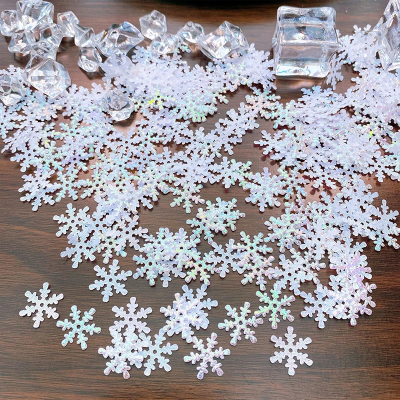 Christmas Ornaments 200PCS/300PCS Artificial Snowflakes DIY Decor