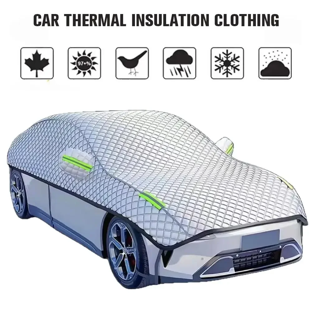 Waterproof Car Cover for Winter Snow and Sun Protection