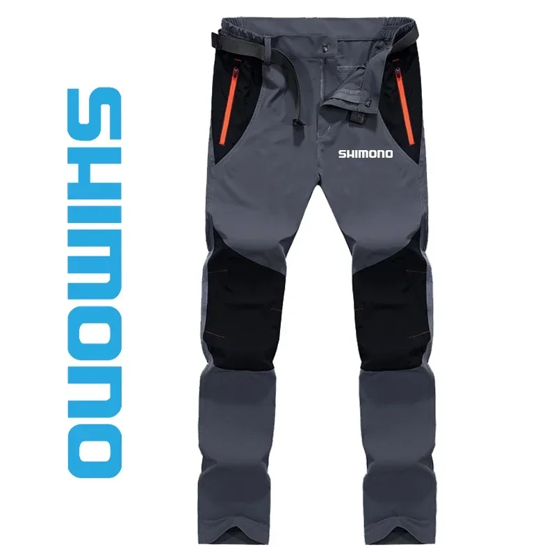 

New Fishing Clothing Summer Quick Dry Pants Men Reflective Elastic Mens Trousers Outdoor Clothes Breathable Fishing Pants