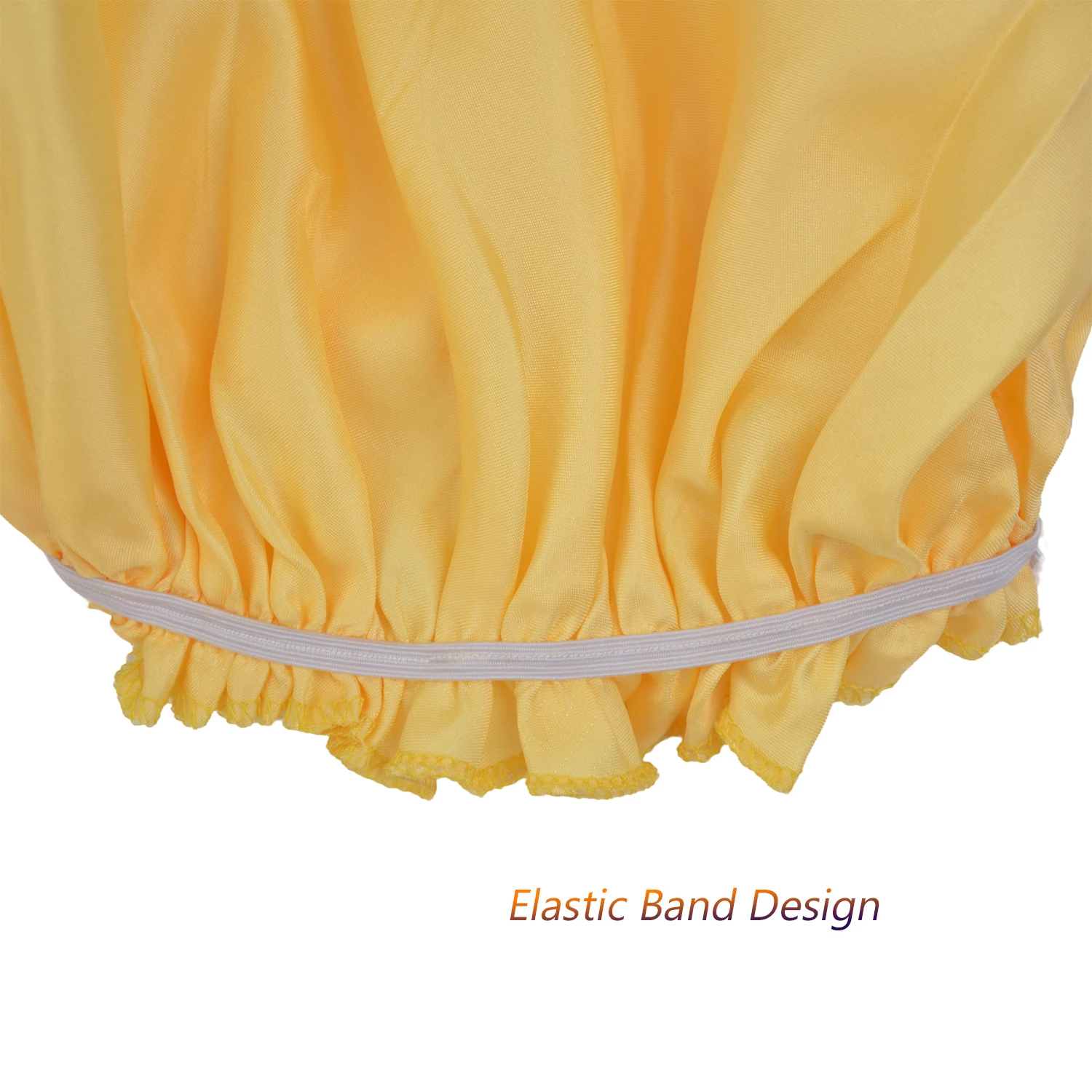 Satin Night Sleep Cap Elastic Band Cap Head Cover Hair Care Wig for Women Soft Silk Hat Wig Accessories