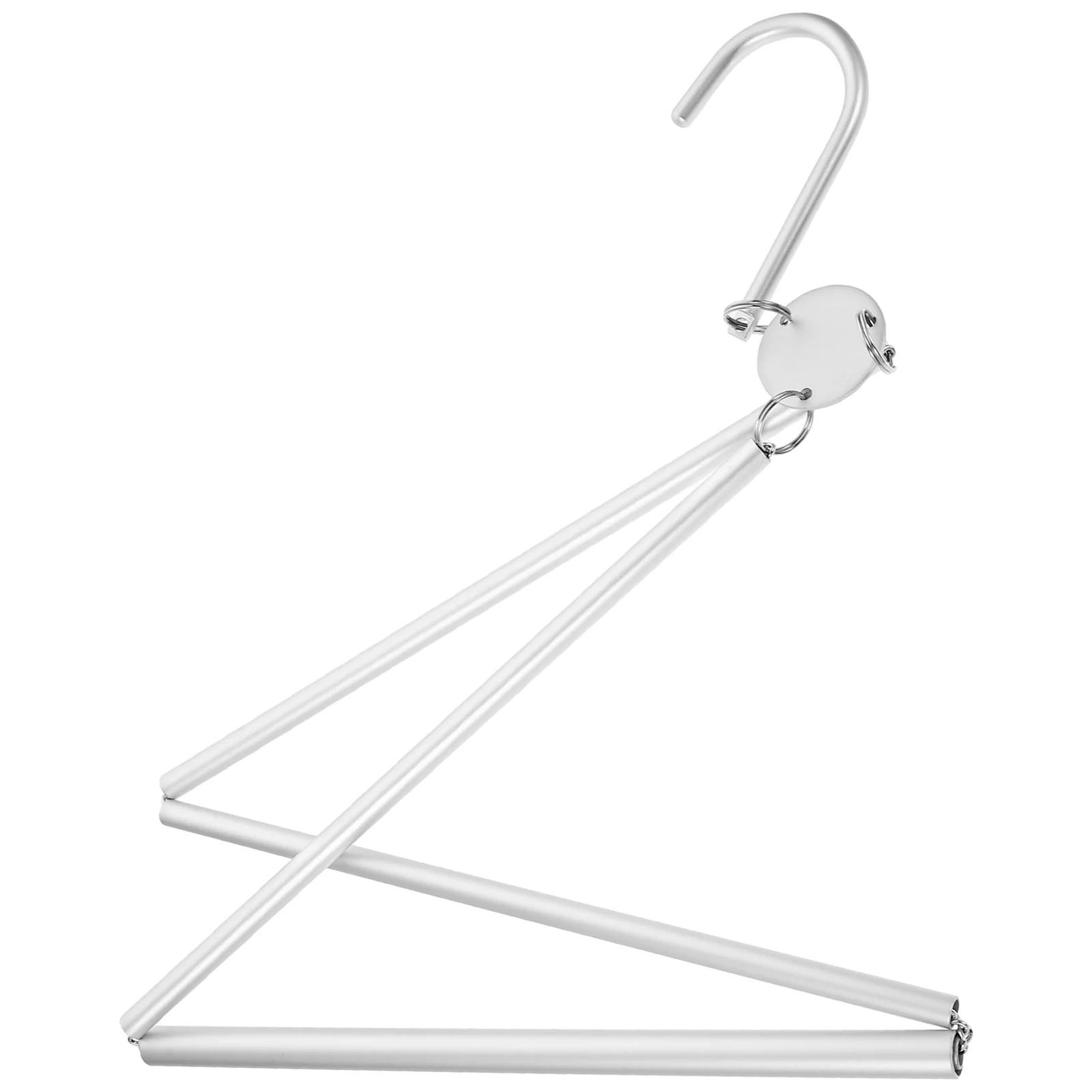 

Portable Foldable Hanger Aluminum Alloy Clothes Rack for Travel Household