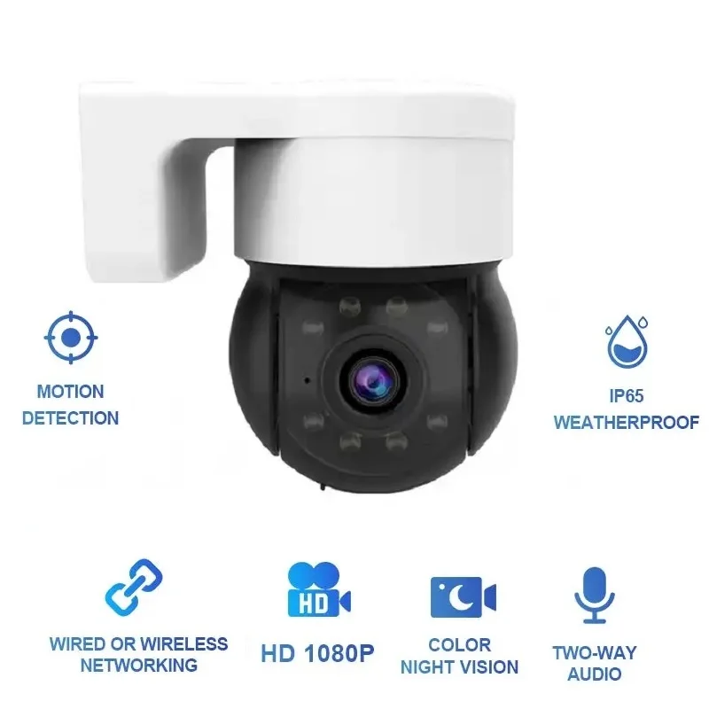 TUGARD Outdoor IP Camera HD 2MP 4MP Surveillance Camera Full Color Ai Human Tracking Security Monitor Cameras Tuya Wifi Camera 1080p 5g wifi surveillance cameras outdoor camera 360 full color night vision motion detect auto tracking baby monitor ip camera