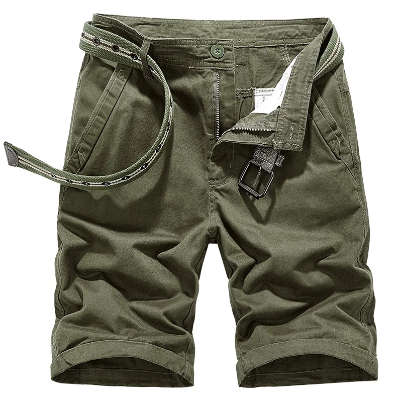 casual shorts LBL Khaki Mens Cargo Shorts Brand New Army Military Tactical Shorts Men Cotton Solid Loose Work Casual Short Pants Drop Shipping best casual shorts for men Casual Shorts