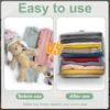 6Pcs Felt Fabric Storage Basket Large Capacity 12L Foldable Desktop Organizers Box for Home Closet Clothes Shoes Multipurpose 3