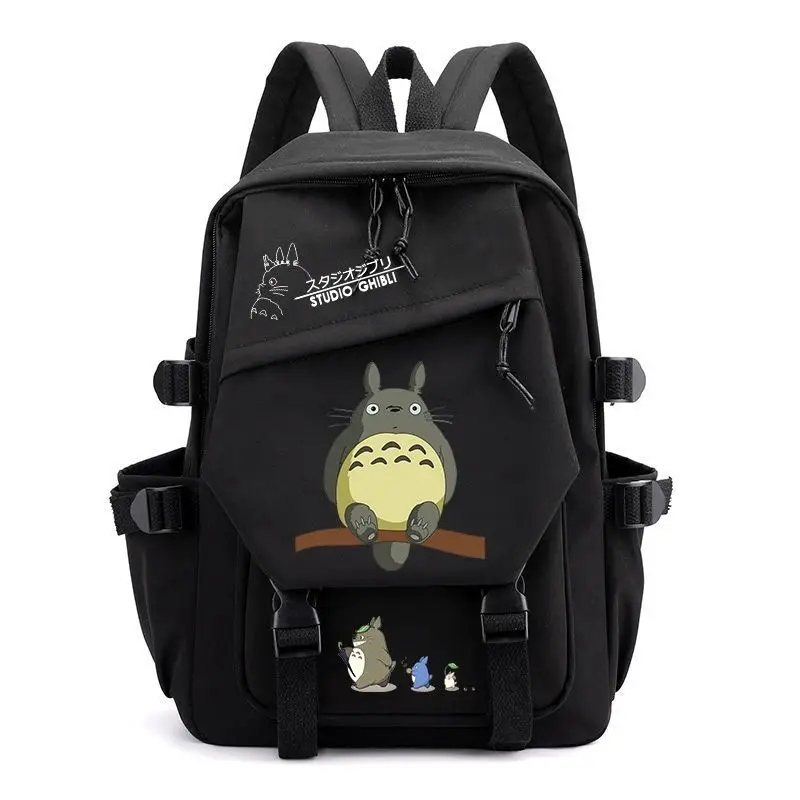 

GHIBLI Totoro Anime Cosplay Students School Bag Backpack Cartoon Bookbag Laptop Travel Rucksack Outdoor Bag Cute Backpack