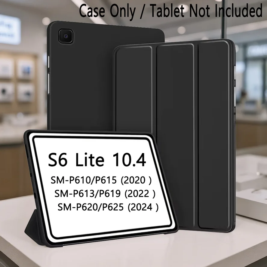 Trifold Stand Folio Soft TPU Tablet Case