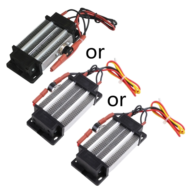 PTC Ceramic Air Heater Insulated PTC Heating Ceramic Aluminum Tube Air Heater With Temperature Control 220V 300W