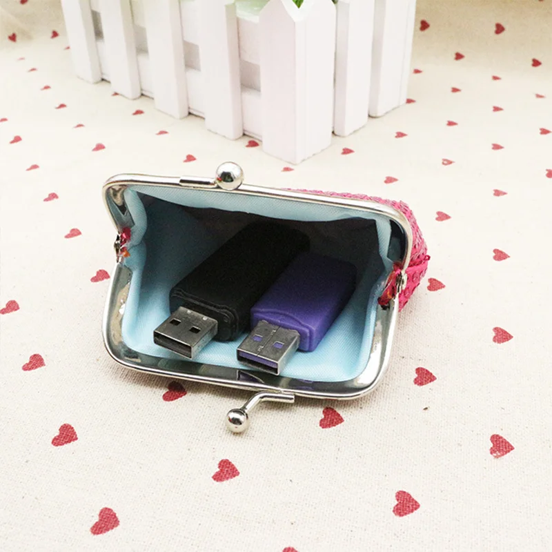 Rilibegan Sequin Polyester Coin Purse Small Fresh Coin Bag Girls' Storage Bag Women's Clutch