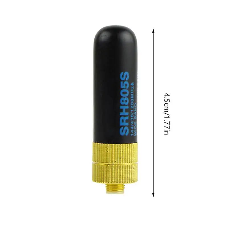 Short Walkie Talkie Antenna Walkie Talkie Radio Antenna Female Short Antenna Double Band High Gain Long Range Short Stubby