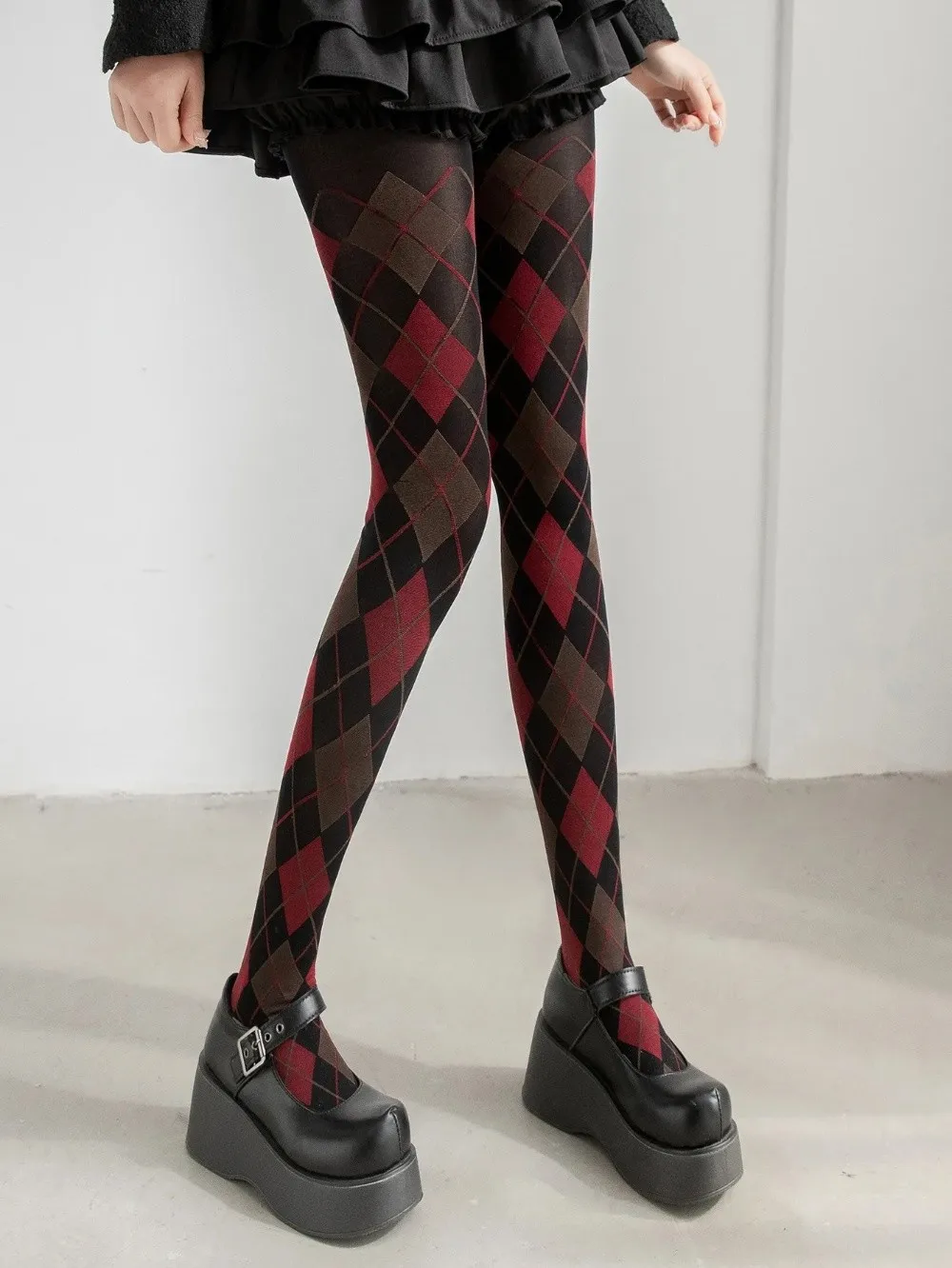 Neue Retro Plaid Strumpfhosen Strumpfhosen Dessous JK Japanischen Stil Oberschenkel Hohe Strümpfe Weiche Sexy Strumpfhosen Legging Frauen – Detail 10
