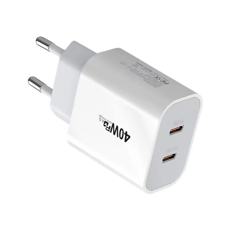 2-Pack] USB C Charger Block, 20W Dual Port USB C Wall Charger, Double Fast  Charging